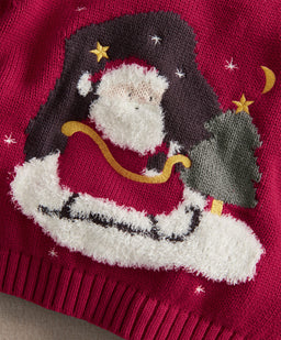 Mamas & Papas Christmas Santa Knitted Jumper