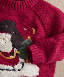 Mamas & Papas Christmas Santa Knitted Jumper