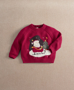 Mamas & Papas Christmas Santa Knitted Jumper