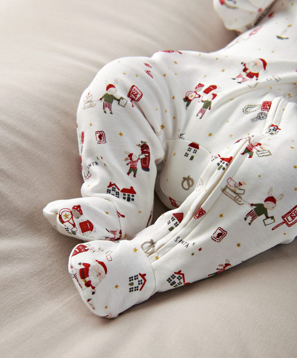 Mamas &amp; Papas Christmas Santa Print All In One