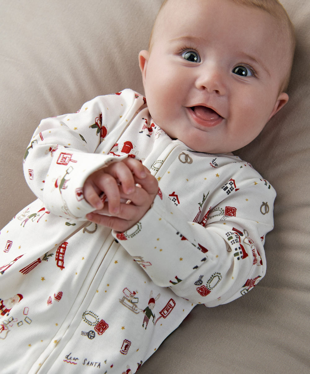 Mamas &amp; Papas Christmas Santa Print All In One