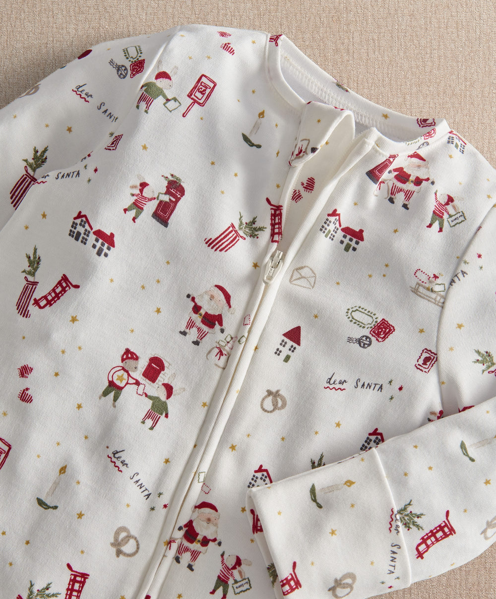 Mamas &amp; Papas Christmas Santa Print All In One