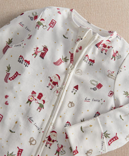 Mamas & Papas Christmas Santa Print All In One