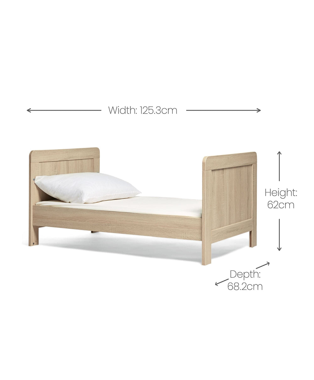 Mamas &amp; Papas Convertible Cot Atlas Convertible Cot - Light Oak