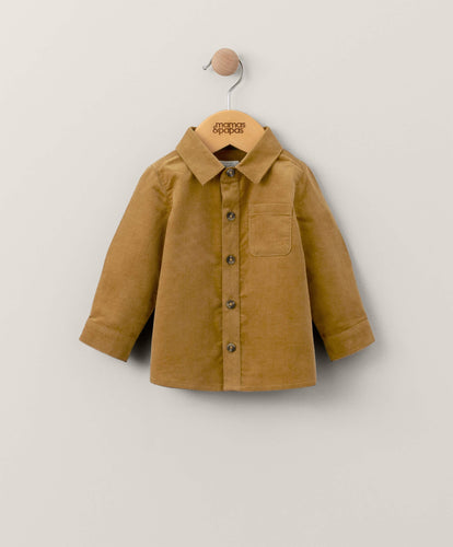 Mamas & Papas Cord Shirt - Camel