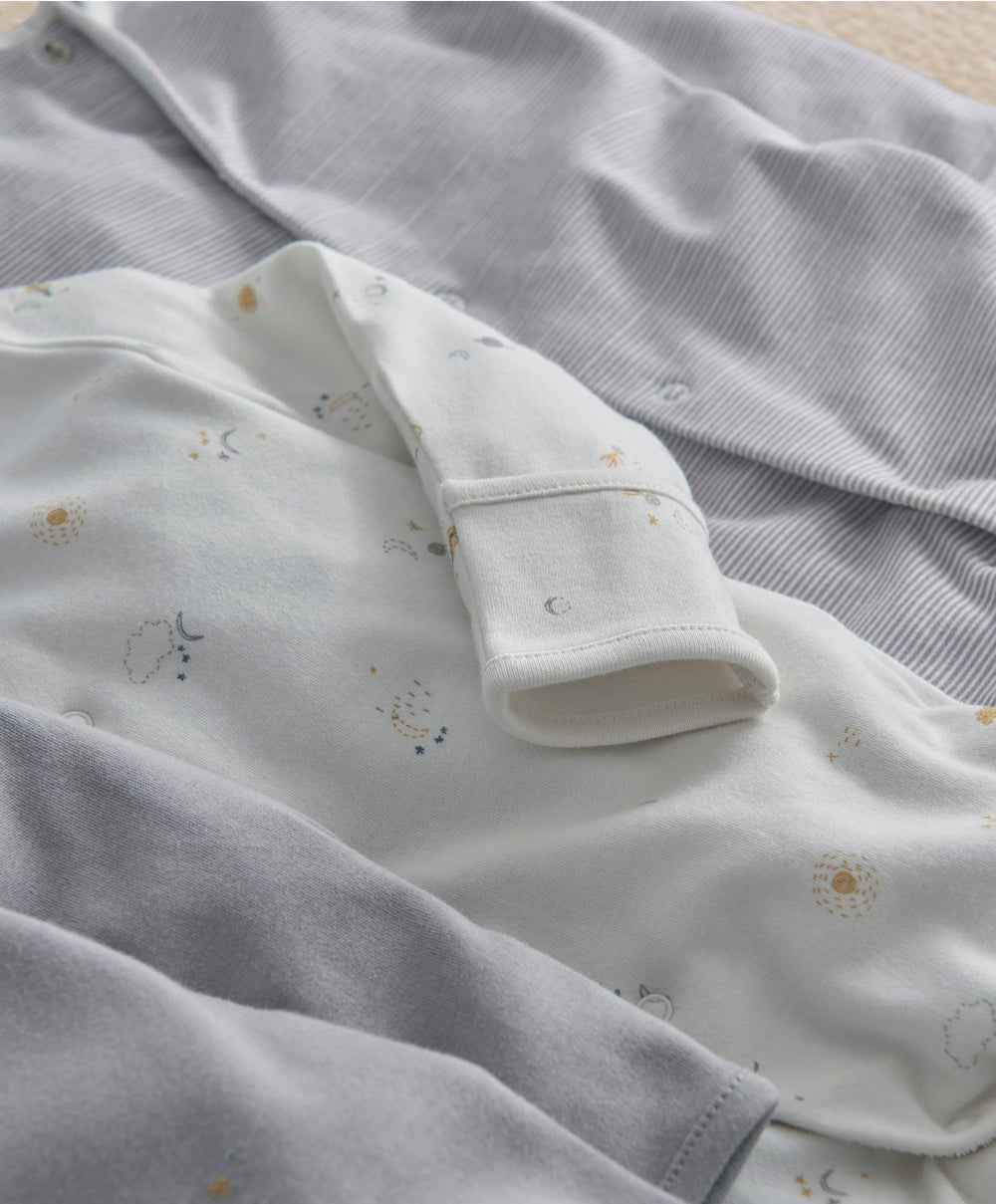 Mamas &amp; Papas Cosmic Sleepsuits (Pack of 3)