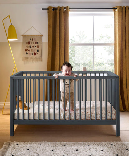 Mamas & Papas Cot Beds Solo Cotbed - Slate