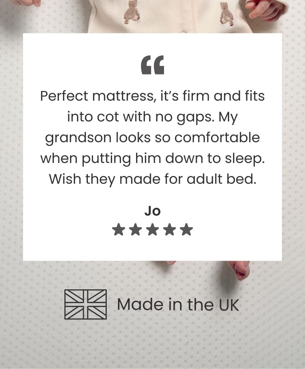Mamas &amp; Papas Cot Mattresses Essential Airflow Fibre Small Cotbed and Cot Mattress