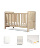 Mamas & Papas Cotbed Bundles Atlas Cotbed Bundle (4 Piece) - Light Oak