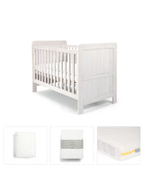 Mamas & Papas Cotbed Bundles Atlas Cotbed Bundle (4 Piece) - Nimbus White