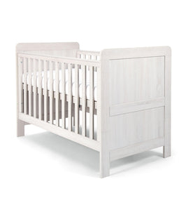 Mamas & Papas Cotbed Bundles Atlas Cotbed & Luxury Hybrid Twin Mattress Bundle - Nimbus White