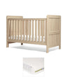 Mamas & Papas Cotbed Bundles Atlas Cotbed & Premium Pocket Spring Mattress Bundle - Light Oak