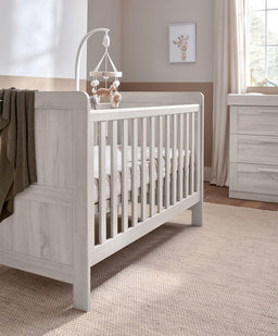 Mamas & Papas Cotbed Bundles Atlas Cotbed & Premium Pocket Spring Mattress Bundle - Nimbus White
