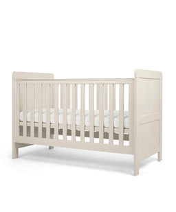 Atlas Cotbed with Premium Pocket Spring Cotbed Mattress - Stone