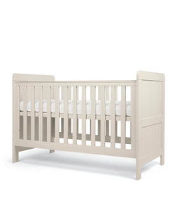Atlas Cotbed with Premium Pocket Spring Cotbed Mattress - Stone