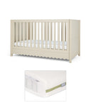 Mamas & Papas Cotbed Bundles Eryn Cotbed with Premium Pocket Spring Cotbed Mattress - Cashmere