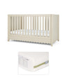 Mamas & Papas Cotbed Bundles Eryn Cotbed with Premium Pocket Spring Cotbed Mattress - Cashmere
