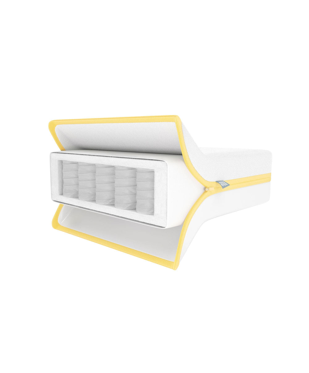 Mamas &amp; Papas Cotbed Bundles Franklin Cotbed with Signature Airflow Pocket Spring Cotbed Mattress - Walnut