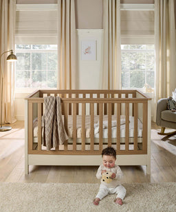 Mamas & Papas Cotbed Bundles Harwell Cotbed & Premium Pocket Spring Mattress Bundle - Cashmere
