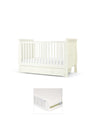 Mamas & Papas Cotbed Bundles Mia Cotbed & Premium Pocket Spring Mattress Bundle - White