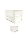 Mamas & Papas Cotbed Bundles Oxford Cotbed & Premium Pocket Spring Mattress Bundle - White