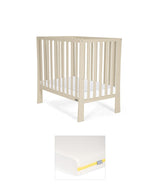 Mamas & Papas Cotbed Bundles Petite Cot Bundle with Essential Airflow Fibre Mattress - Cashmere
