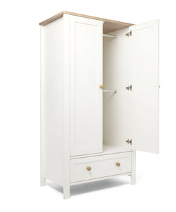 Mamas & Papas Cotbed Bundles Wedmore 3 Piece Cotbed Range with Premium Dual Core Mattress - White/Oak