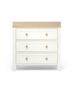 Mamas & Papas Cotbed Bundles Wedmore 3 Piece Cotbed Range with Premium Dual Core Mattress - White/Oak