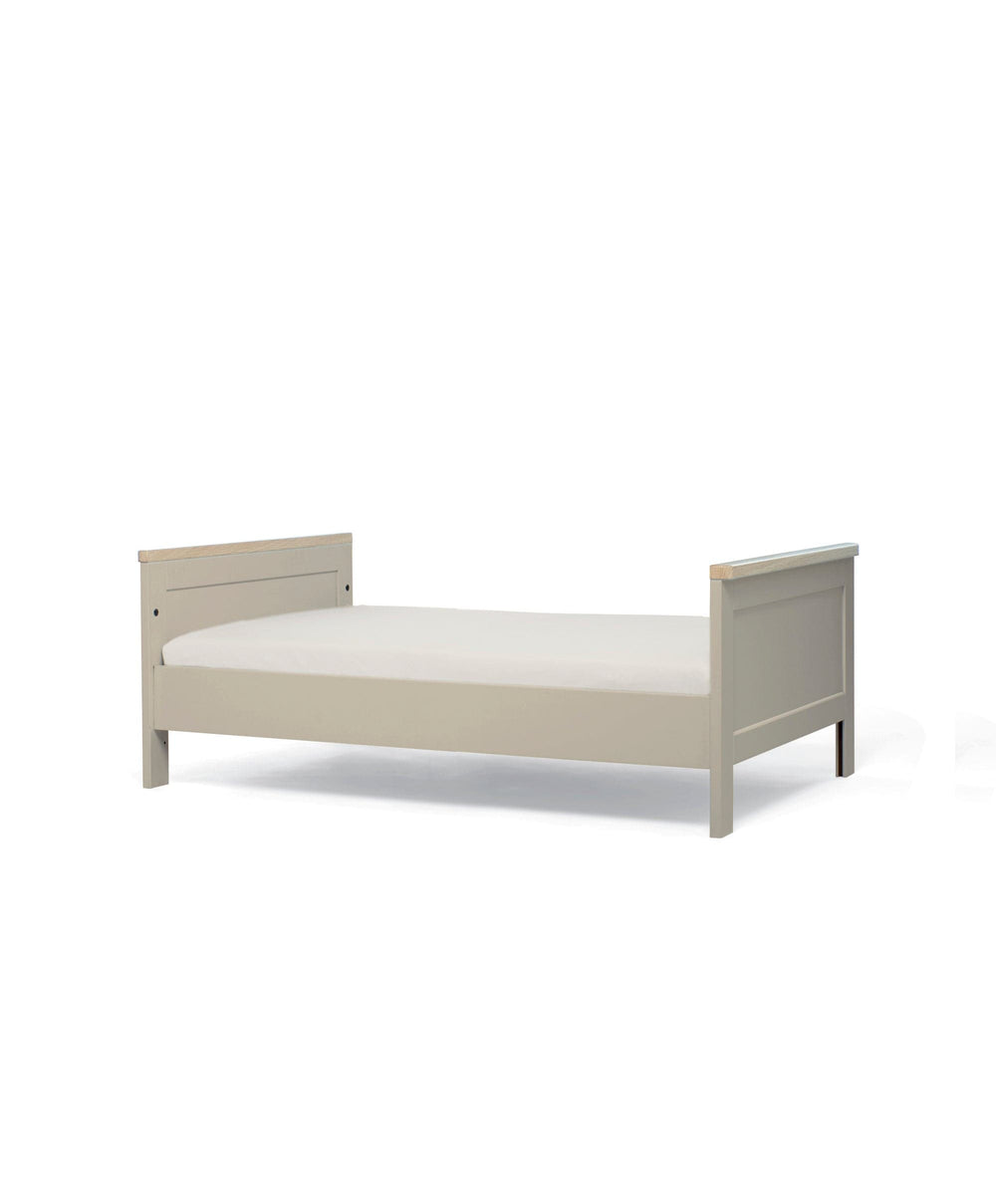 Mamas &amp; Papas Cotbed Bundles Wedmore 3 Piece Small Cotbed Range With Premium Dual Core Mattress  - Cashmere/Oak