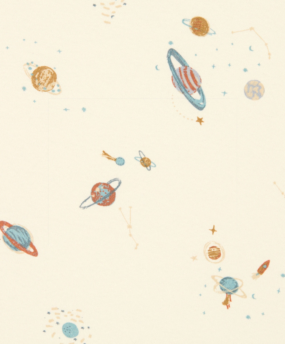 Mamas &amp; Papas Cotbed Fitted Sheets (2 Pack) - planet/blue star