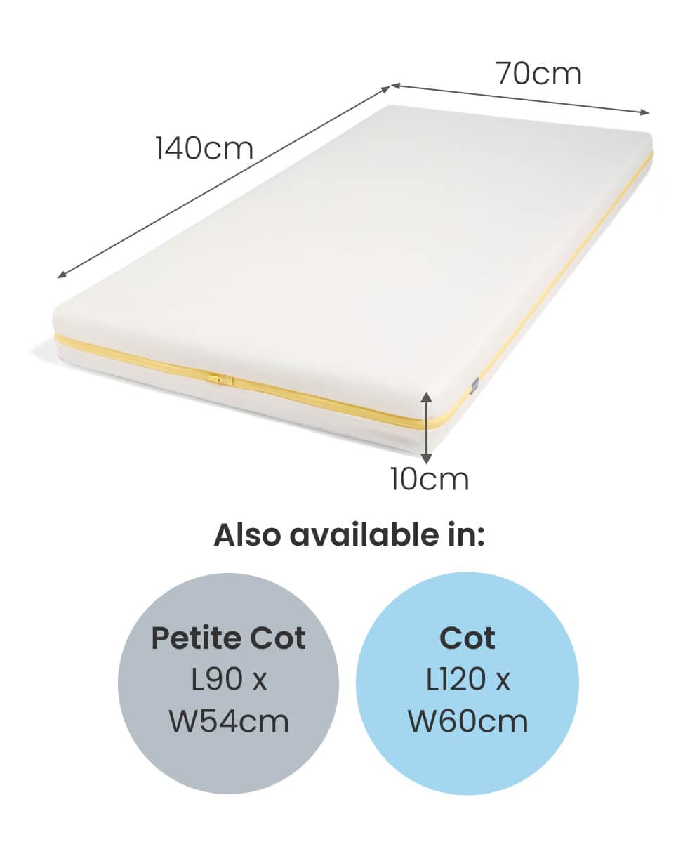 Mamas &amp; Papas Cotbed Mattresses Essential Airflow Fibre Cotbed Mattress
