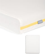Mamas & Papas Cotbed Mattresses Essential Airflow Fibre Cotbed Mattress & Anti-Allergy Terry Towelling Mattress Protector Bundle