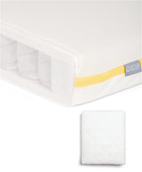 Mamas & Papas Cotbed Mattresses Essential Airflow Pocket Spring Cotbed Mattress & Anti-Allergy Quilted Mattress Protector Bundle