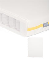 Mamas & Papas Cotbed Mattresses Essential Airflow Pocket Spring Cotbed Mattress & Anti-Allergy Terry Towelling Mattress Protector Bundle