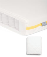 Mamas & Papas Cotbed Mattresses Essential Airflow Spring Cotbed Mattress & Anti-Allergy Quilted Mattress Protector Bundle