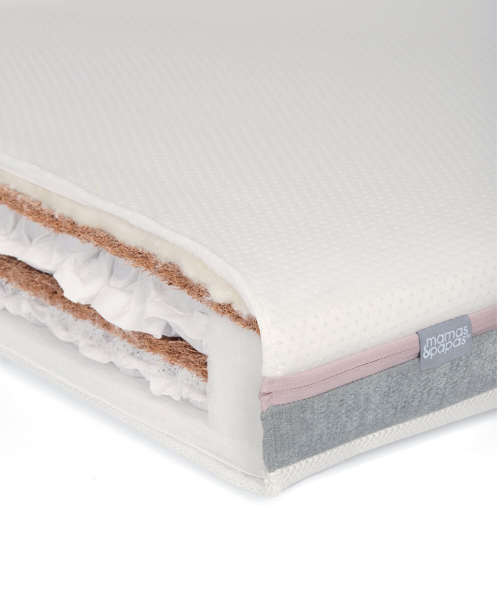 Mamas &amp; Papas Cotbed Mattresses Luxury Hybrid Twin Cotbed Mattress