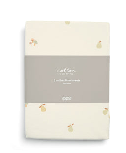 Mamas & Papas Cotbed Sheets Cotbed Fitted Sheet (Pack of 2) - Woodland Print