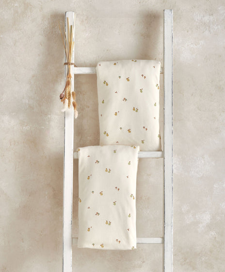 Cotbed Fitted Sheet (Pack of 2) - Woodland Print