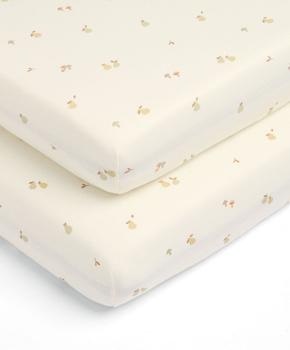 Mamas &amp; Papas Cotbed Sheets Cotbed Fitted Sheet (Pack of 2) - Woodland Print
