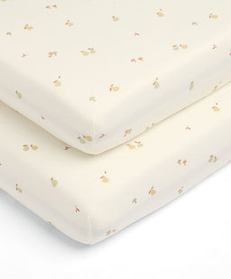 Mamas & Papas Cotbed Sheets Cotbed Fitted Sheet (Pack of 2) - Woodland Print