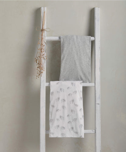Mamas & Papas Cotbed Sheets Cotbed Fitted Sheets (2 Pack) - Elephant