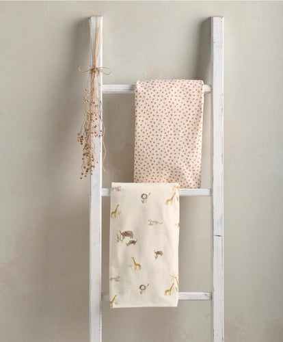 Mamas & Papas Cotbed Sheets Cotbed Fitted Sheets (2 Pack) - Jungle