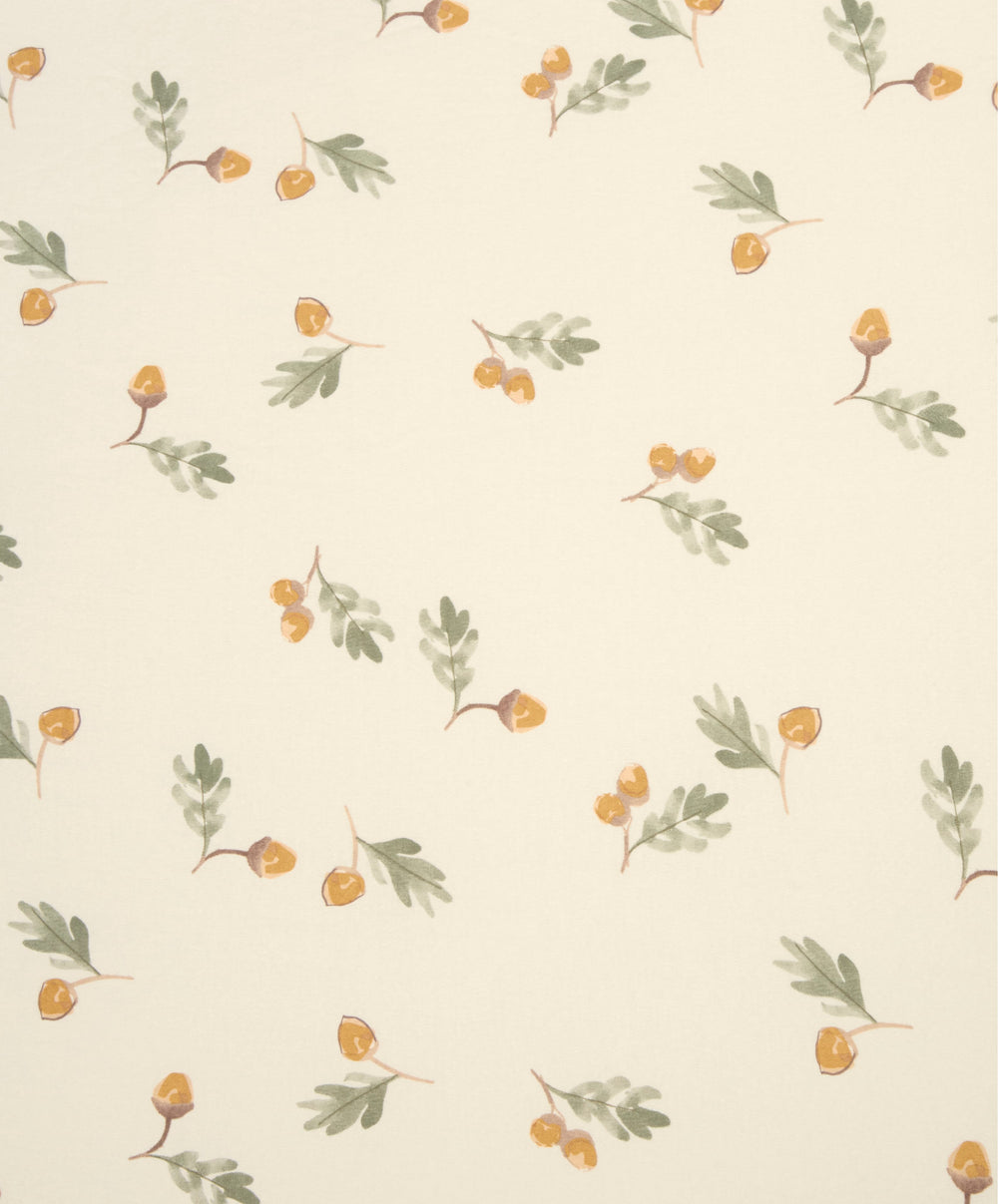 Mamas &amp; Papas Cotbed Sheets Cotbed Fitted Sheets (Pack of 2) - Acorn/Clover