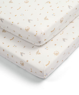 Mamas & Papas Cotbed Sheets Cotbed Fitted Sheets (Pack of 2) - Magic