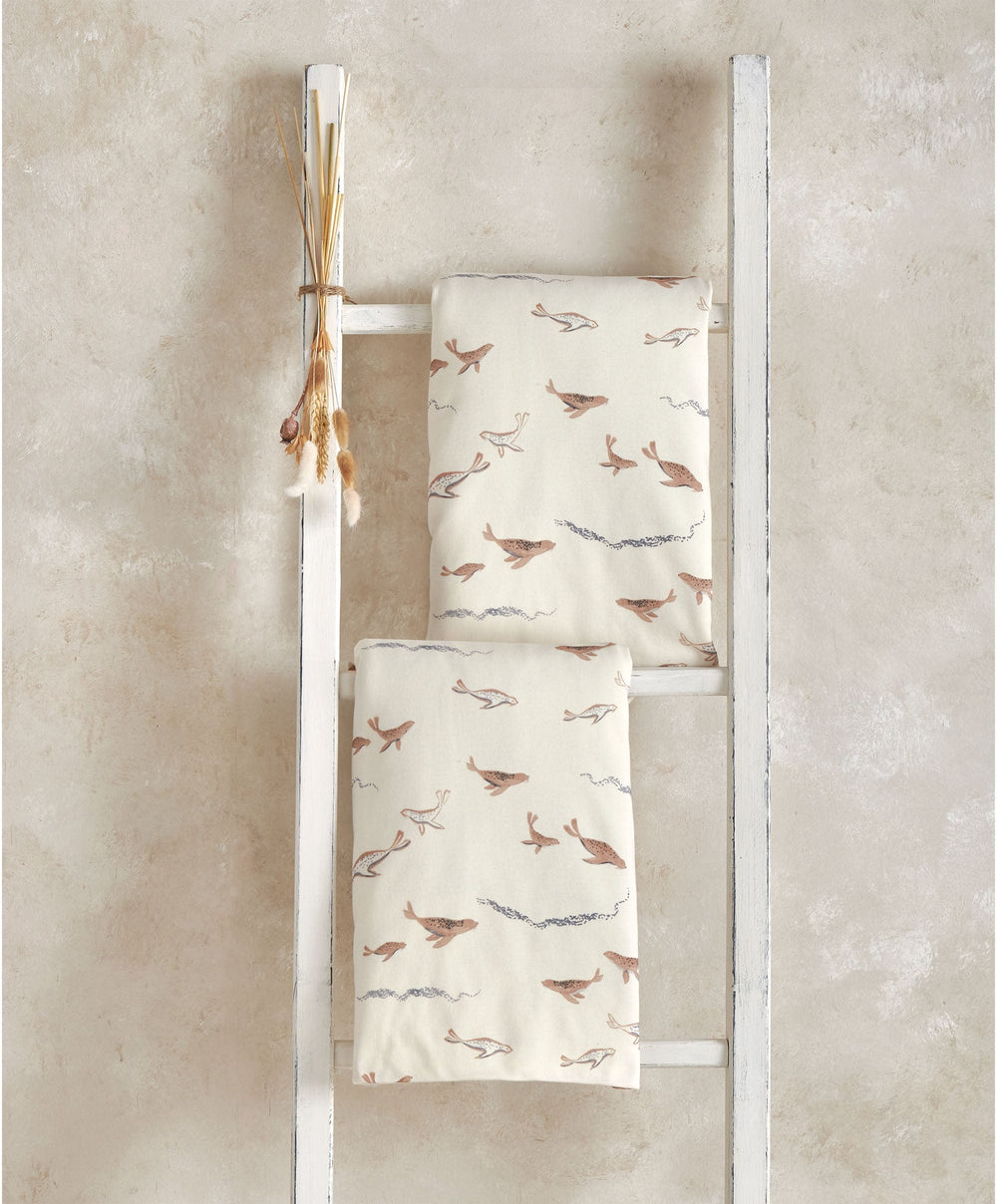 Mamas &amp; Papas Cotbed Sheets Cotbed Fitted Sheets (pack of 2) - Seals