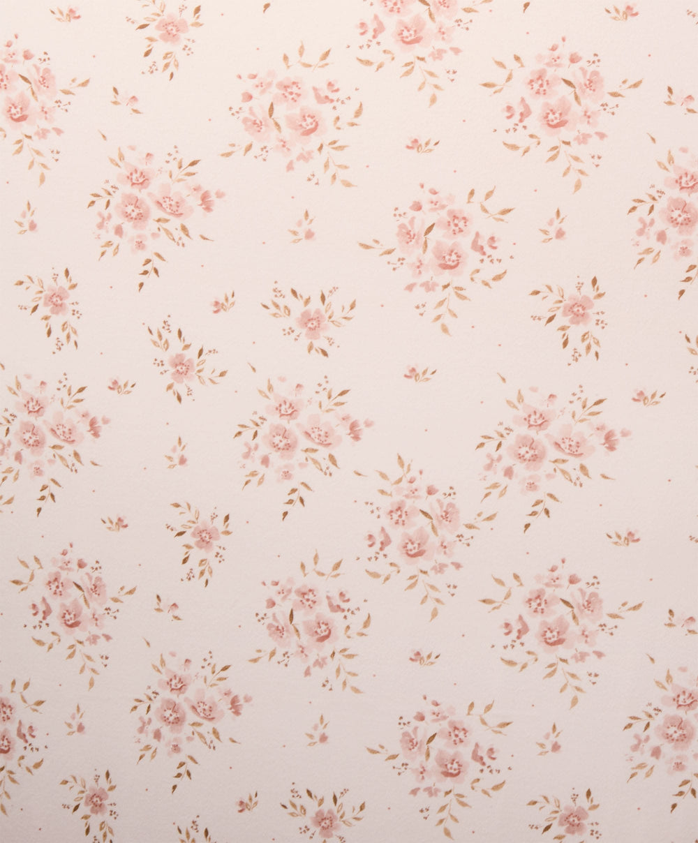 Mamas &amp; Papas Cotbed Sheets Large Cotbed Fitted Sheets (2 Pack) - Floral Pink