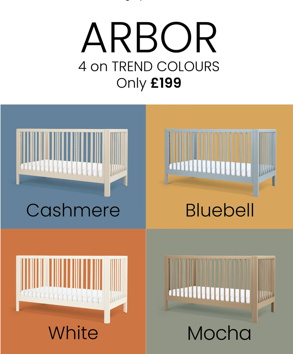 Mamas &amp; Papas Cotbeds Arbor Cotbed - Cashmere