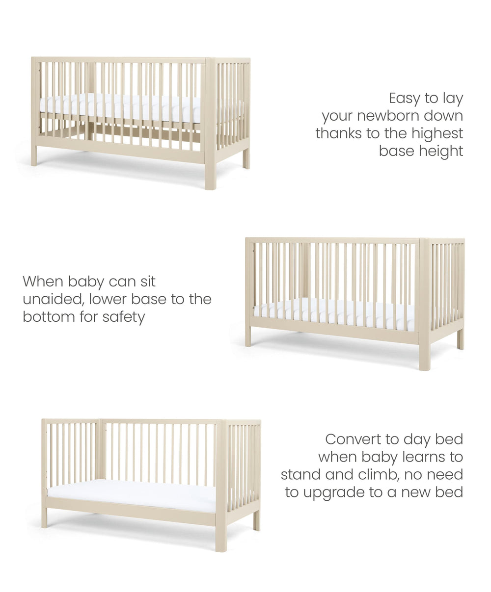 Mamas &amp; Papas Cotbeds Arbor Cotbed - Cashmere