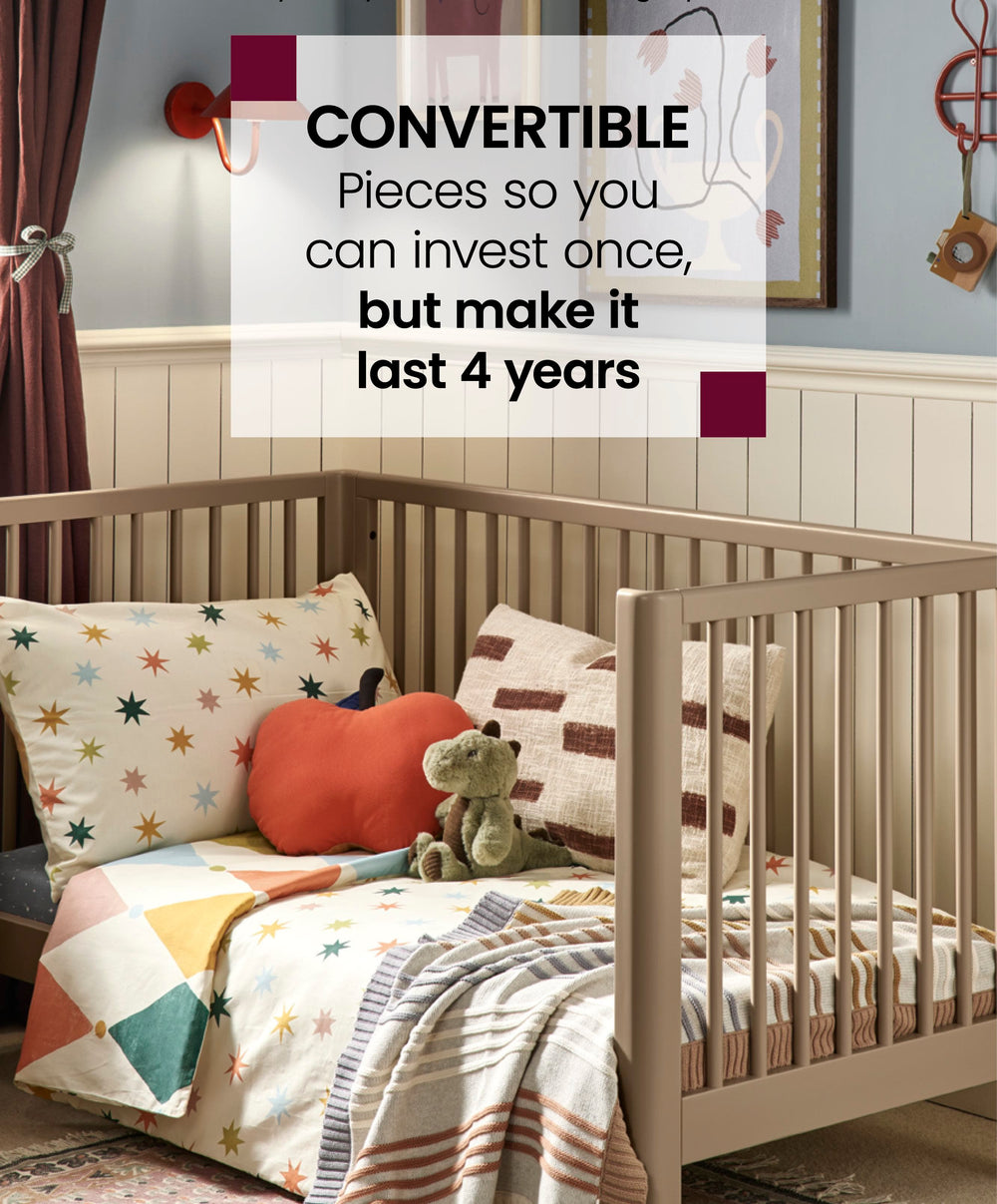 Mamas &amp; Papas Cotbeds Arbor Cotbed - Mocha
