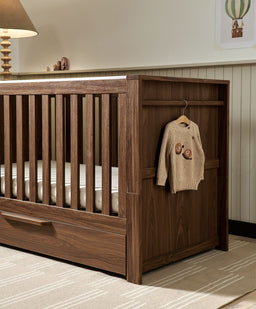 Mamas & Papas Cotbeds Franklin Cotbed - Walnut
